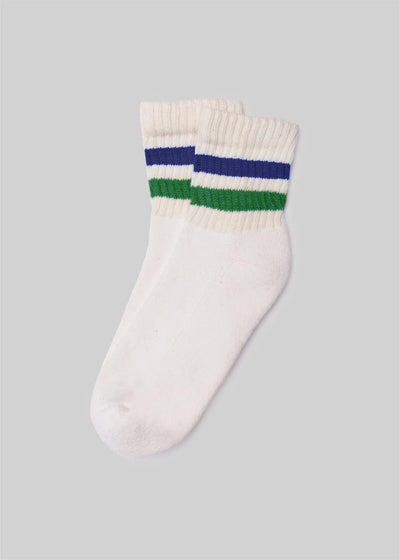 The Retro Stripe Quarter Crew