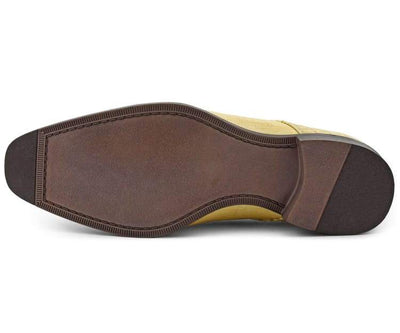 Bolano Bandit Men's Oxford Beige Croc Dress Shoes