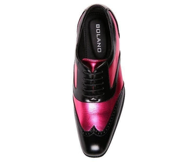 pink and black mens dress shoes Men Dress Shoes-450-Rose Gold