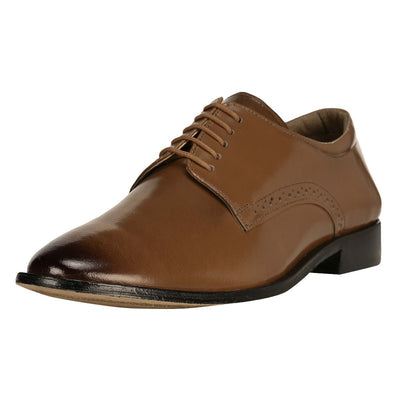 Liberty Zeno Boseman Genuine Leather Derby Style Dress Shoes For Men