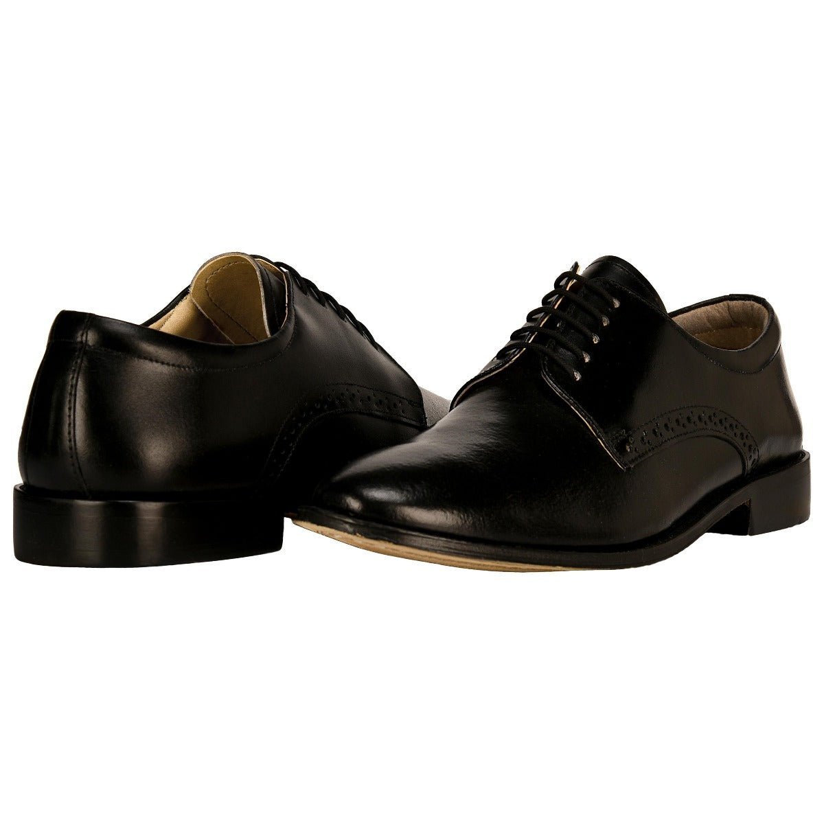 Liberty Zeno Boseman Genuine Leather Derby Style Dress Shoes For Men