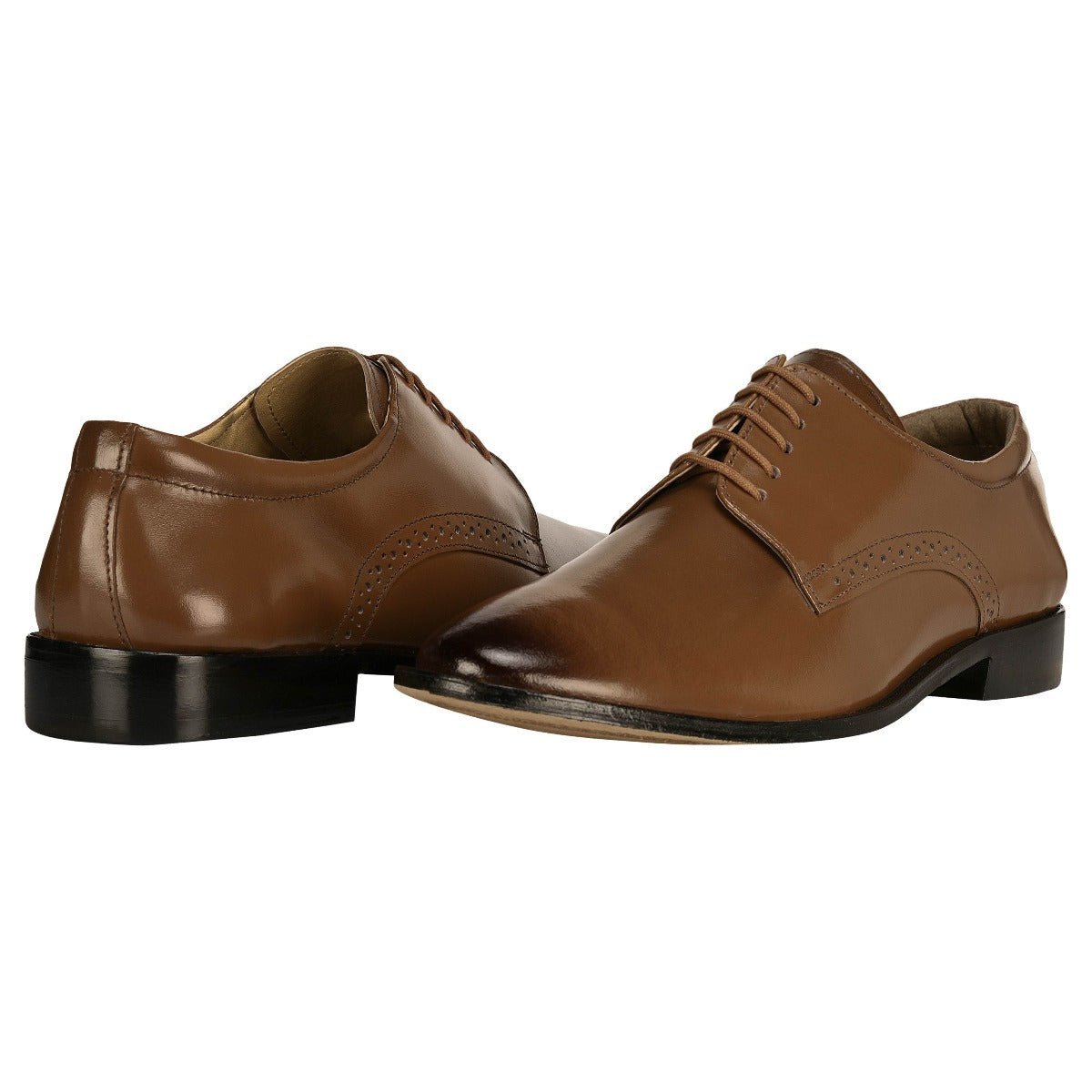 Liberty Zeno Boseman Genuine Leather Derby Style Dress Shoes For Men