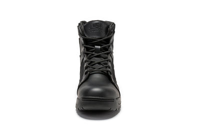 Botas Pro Black Men's 6 inch Side Zipper Rubber Sole Tactical Boots BMP111BK