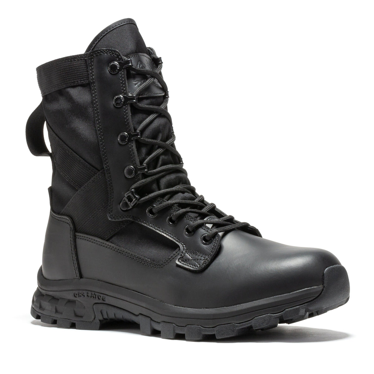 Botas Pro Black Men's 8 inch Side Zipper Military Tactical Boots BP401BK – side view