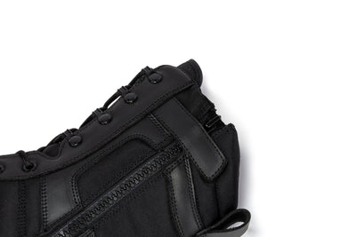 Botas Pro Black Men's 8 inch Side Zipper Rubber Sole Tactical Boots BMP110BK