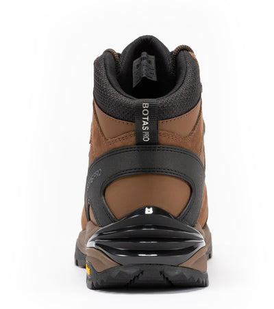 Botas Pro Brown 6 Inch Waterproof Hiking Boots with VIBRAM® Traction Lug Outsole  BP22121