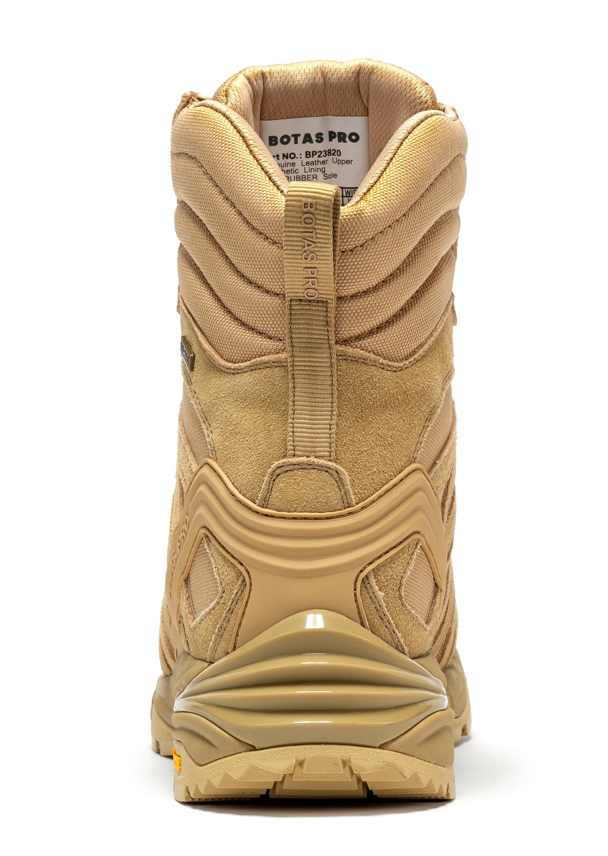 Botas Pro Sand 8 Inch Waterproof Tactical Boots with VIBRAM® Traction Lug Outsole  BP22820
