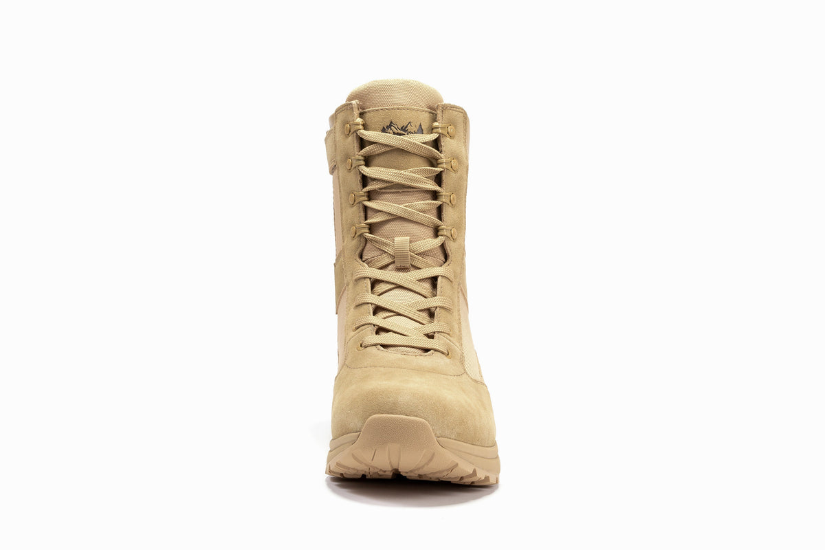 Botas Pro Sand Men's 8 inch Side Zipper Military Tactical Boots BP701 – side view
