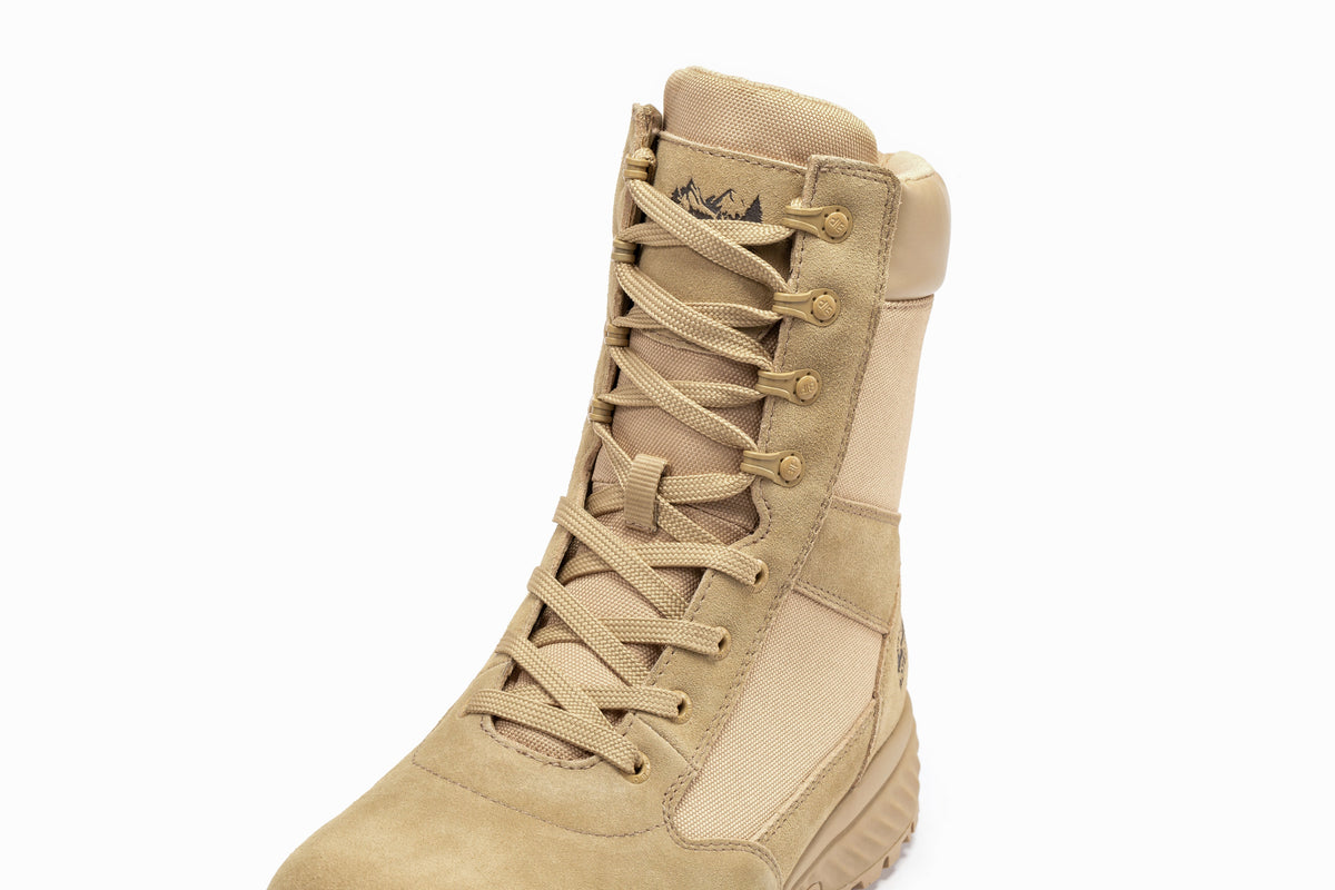 Botas Pro Sand Men's 8 inch Side Zipper Military Tactical Boots BP701 – side view