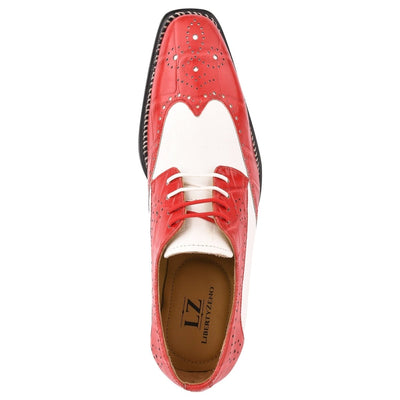 Liberty Zeno Boyka Leather Red Bottom Oxford Style Dress Shoes