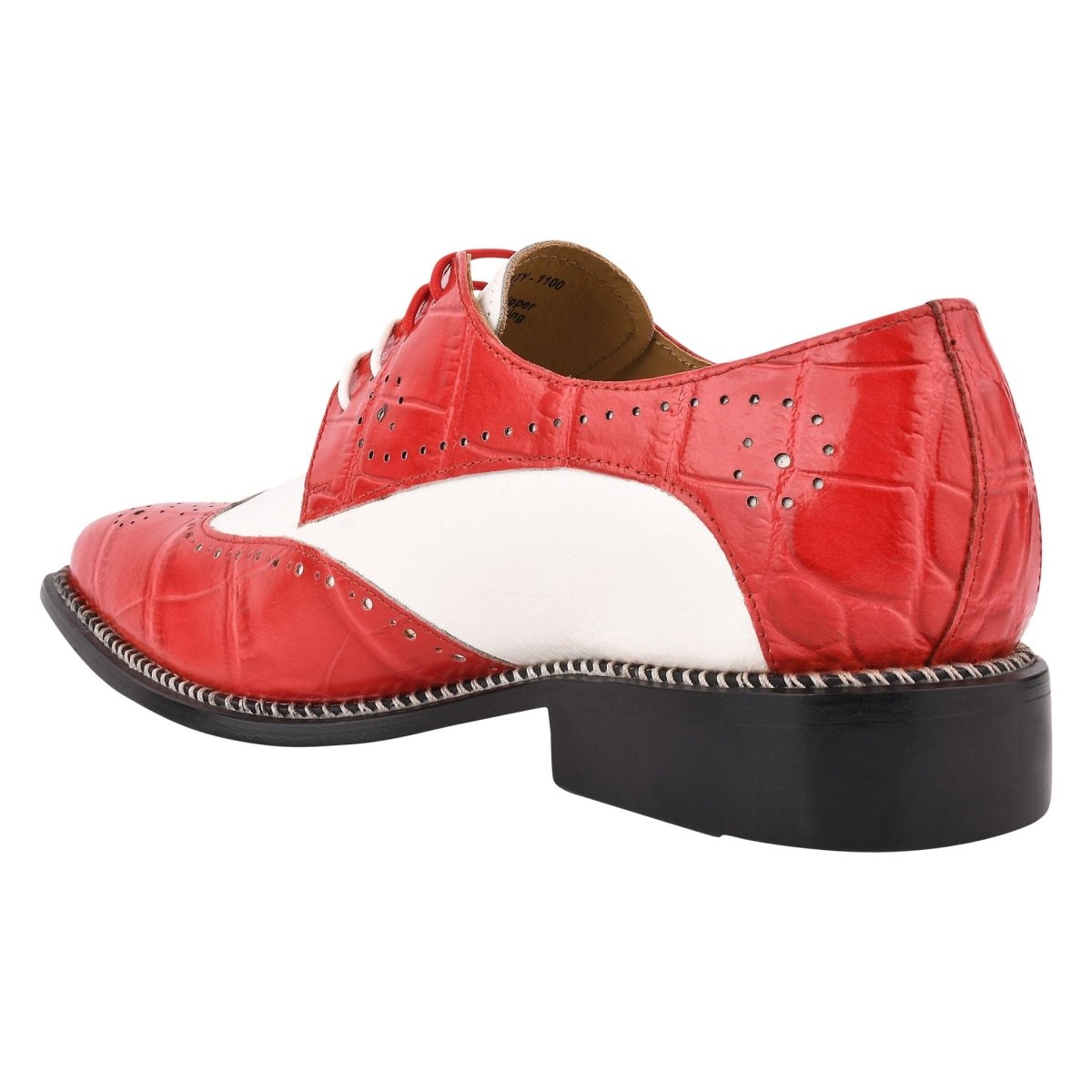 Liberty Zeno Boyka Leather Red Bottom Oxford Style Dress Shoes