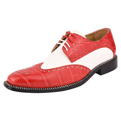 Liberty Zeno Boyka Leather Red Bottom Oxford Style Dress Shoes