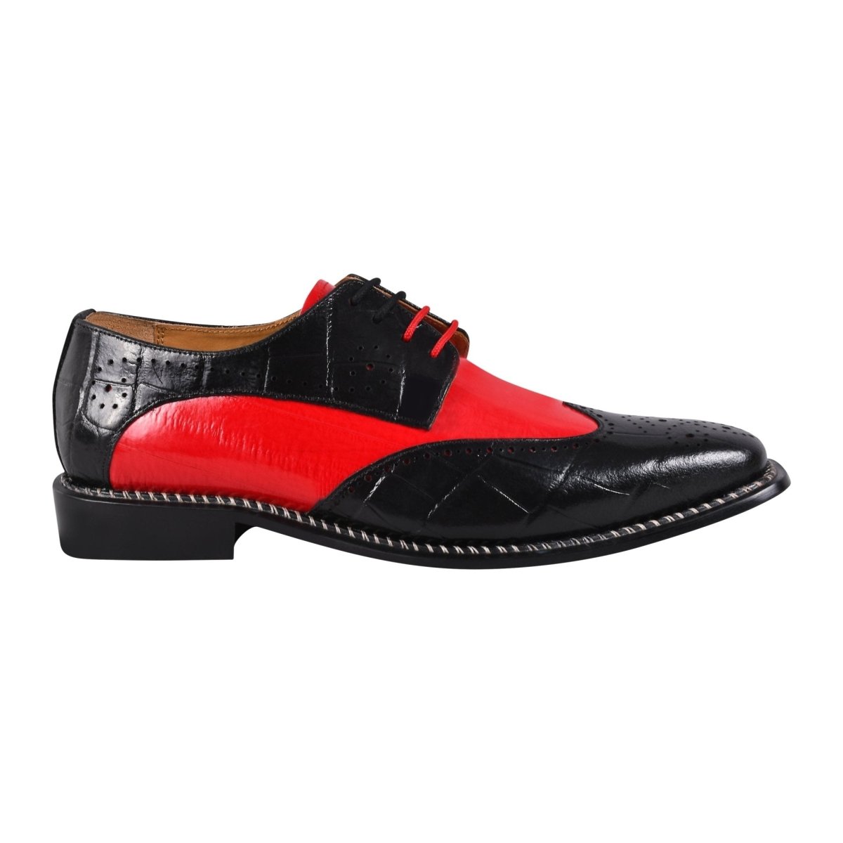 Liberty Zeno Boyka Leather Red Bottom Oxford Style Dress Shoes