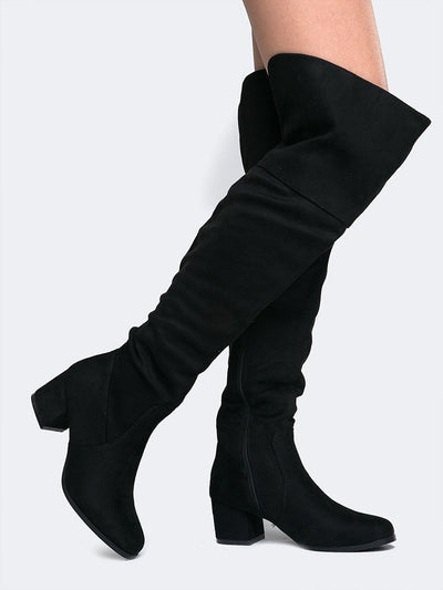 Brandy | Black Suede