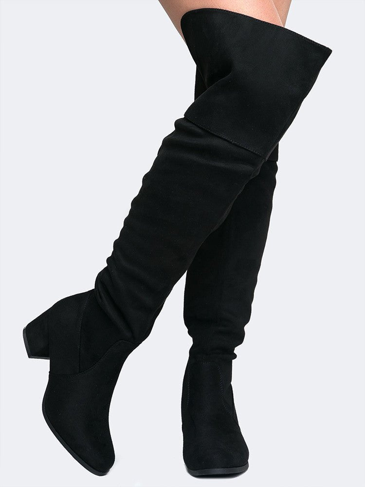 Brandy | Black Suede