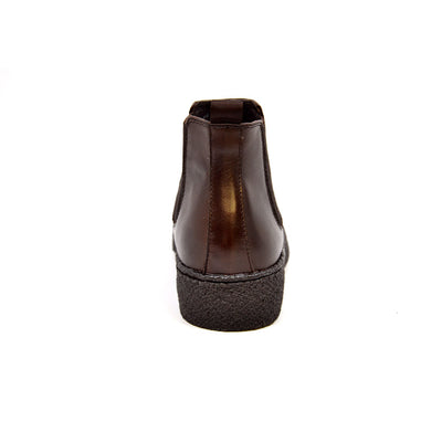 British Walkers Playboy Soho Men's Limited Edition Brown Leather Slip On Shoes view 5