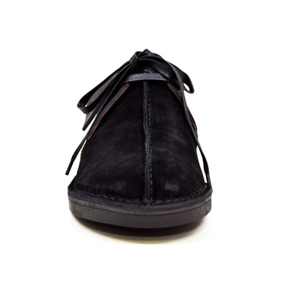 British Walkers Kingston Men's Black and Grey Split Toe Leather and Suede Lace Up Shoes view 9