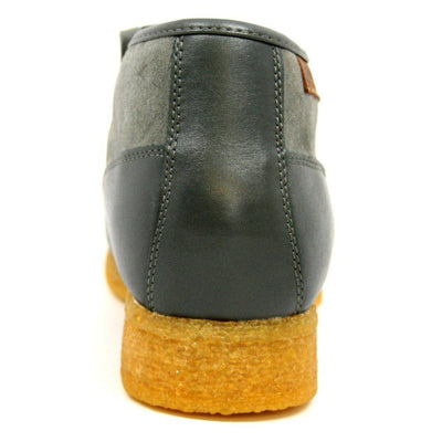 British Walkers Apollo Leather and Suede Men’s Slip On Chukka Boots