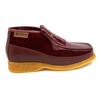 British Walkers Apollo Leather and Suede Men’s Slip On Chukka Boots