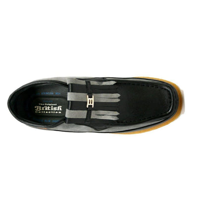 British Walkers Apollo Leather and Suede Men’s Slip On Chukka Boots