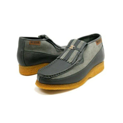 British Walkers Apollo Leather and Suede Men’s Slip On Chukka Boots