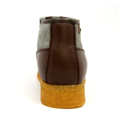 British Walkers Apollo Leather and Suede Men’s Slip On Chukka Boots