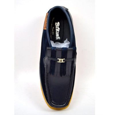 British Walkers Apollo Leather and Suede Men’s Slip On Chukka Boots