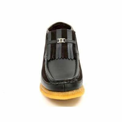 British Walkers Apollo Men’s Brown Leather & Suede SlipOn Boots – Handcrafted CrepeSole Classic of Warm Elegance and Timeless British Style