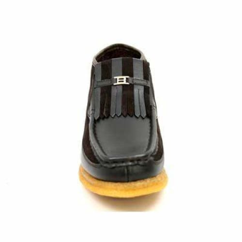 British Walkers Apollo Men’s Brown Leather & Suede SlipOn Boots – Handcrafted CrepeSole Classic of Warm Elegance and Timeless British Style