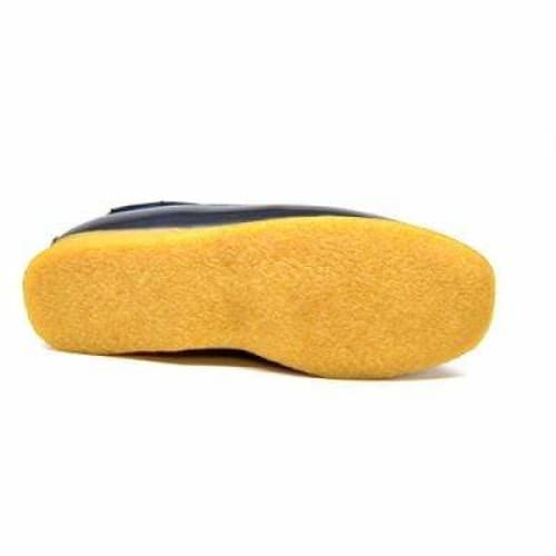 British Walkers Apollo Men’s Navy Leather & Suede SlipOn Boots – Handcrafted CrepeSole Blend of Classic British Luxury and Modern Style