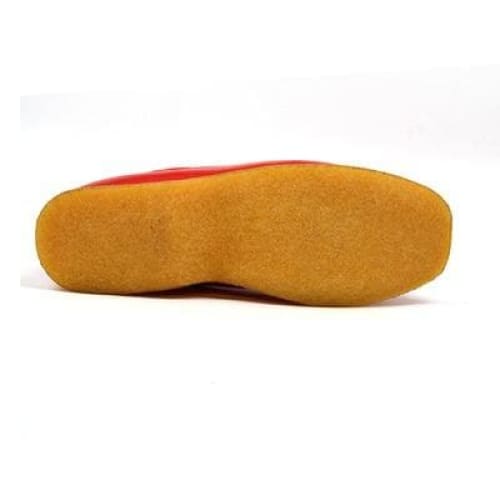 British Walkers Apollo Men’s Red Leather & Suede SlipOn Chukka Boots – Handcrafted Fusion of Bold Style and Modern British Luxury