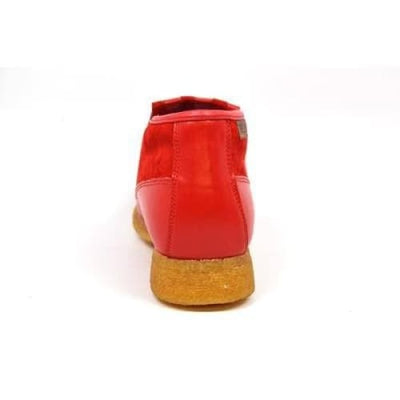 British Walkers Apollo Men’s Red Leather & Suede SlipOn Chukka Boots – Handcrafted Fusion of Bold Style and Modern British Luxury