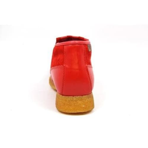 British Walkers Apollo Men’s Red Leather & Suede SlipOn Chukka Boots – Handcrafted Fusion of Bold Style and Modern British Luxury