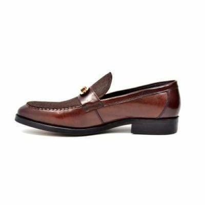 British Walkers Boss Men's Brown Leather Loafers