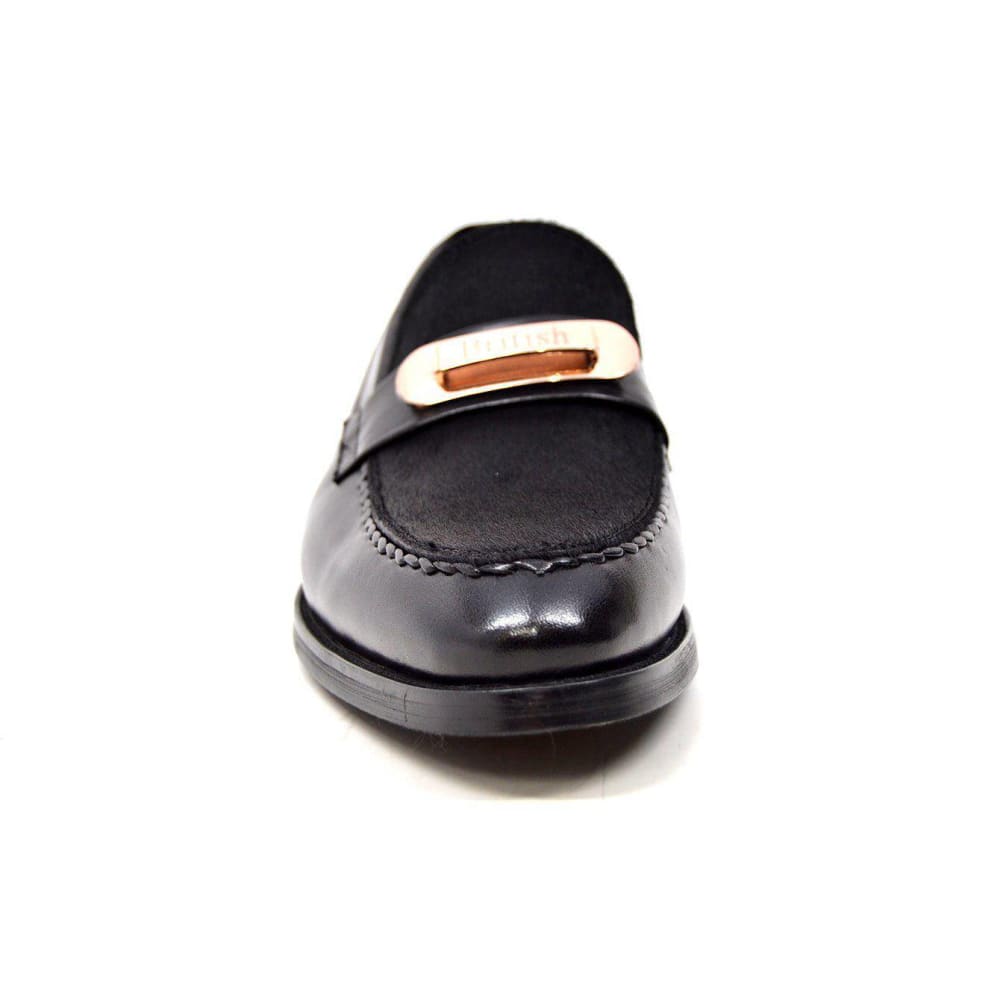 British Walkers Boss Men's Sleek Pony Skin Slip On Dress Shoes
