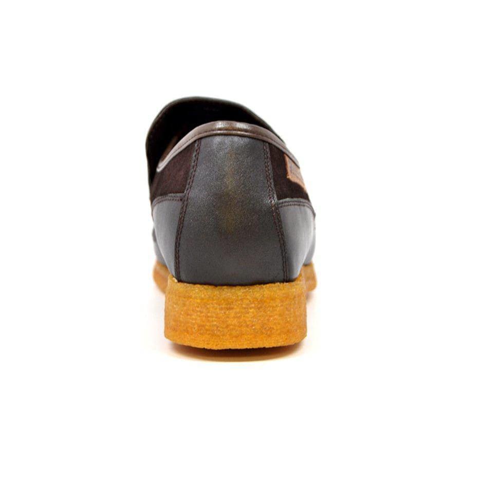 British Walkers Brooklyn Men's Leather and Suede Crepe Sole Slip On
