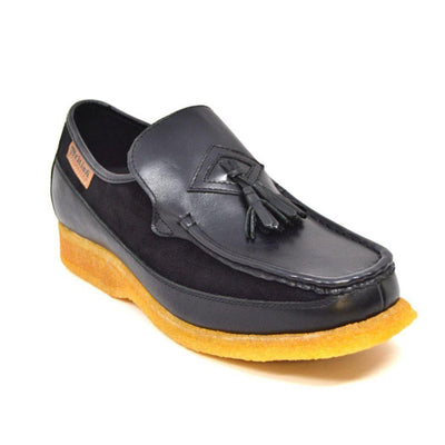 British Walkers Brooklyn Men's Leather and Suede Crepe Sole Slip On