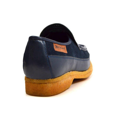 British Walkers Brooklyn Men's Leather and Suede Crepe Sole Slip On