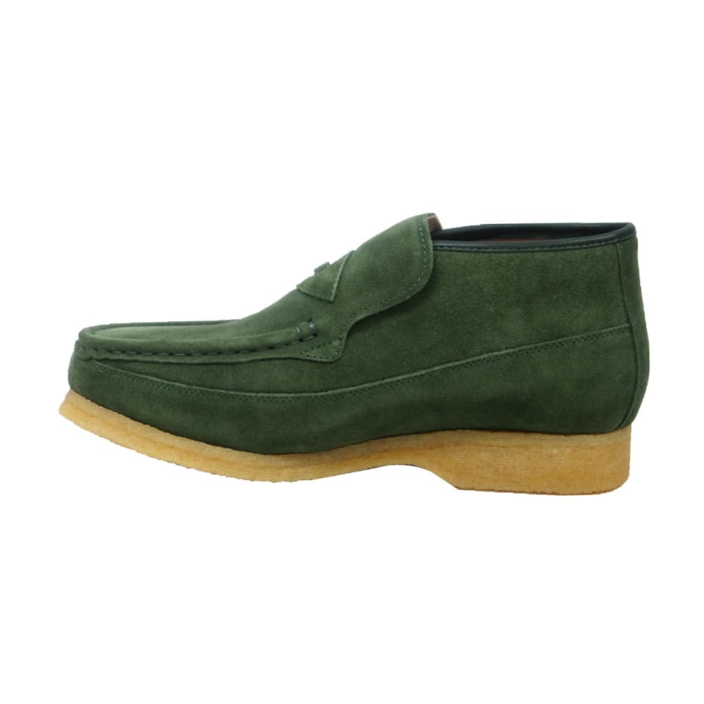 British Walkers BWB Men's Suede Slip On Chukka Boots with Crepe Sole Handcrafted Comfort and Classic Urban Style