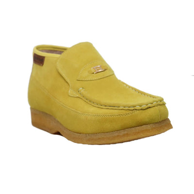 British Walkers BWB Men's Suede Slip On Chukka Boots with Crepe Sole Handcrafted Comfort and Classic Urban Style