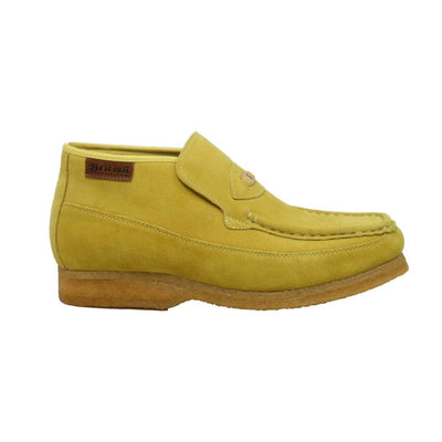 British Walkers BWB Men's Suede Slip On Chukka Boots with Crepe Sole Handcrafted Comfort and Classic Urban Style