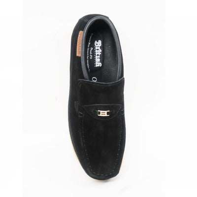 British Walkers BWB Men's Suede Slip On Chukka Boots with Crepe Sole Handcrafted Comfort and Classic Urban Style