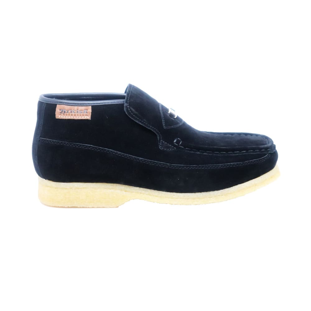 British Walkers BWB Men's Suede Slip On Chukka Boots with Crepe Sole Handcrafted Comfort and Classic Urban Style