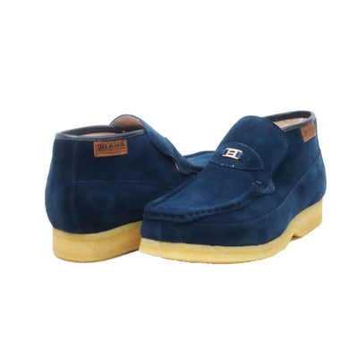 British Walkers BWB Men's Suede Slip On Chukka Boots with Crepe Sole Handcrafted Comfort and Classic Urban Style