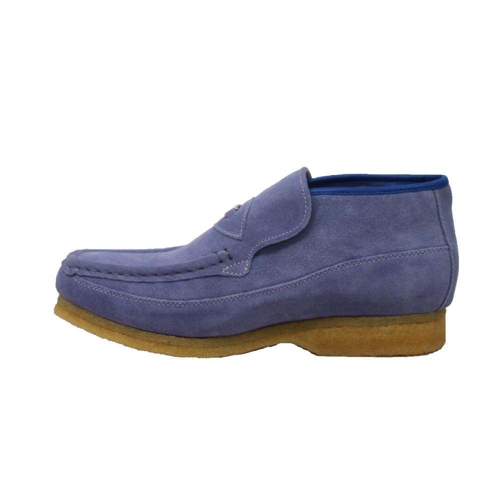 British Walkers BWB Men's Suede Slip On Chukka Boots with Crepe Sole Handcrafted Comfort and Classic Urban Style