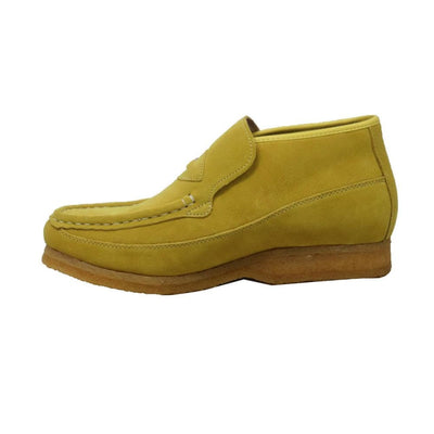 British Walkers BWB Men's Suede Slip On Chukka Boots with Crepe Sole Handcrafted Comfort and Classic Urban Style