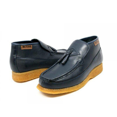 British Walkers Classic Men's Leather and Suede Slip On Crepe Sole Chukka Boots