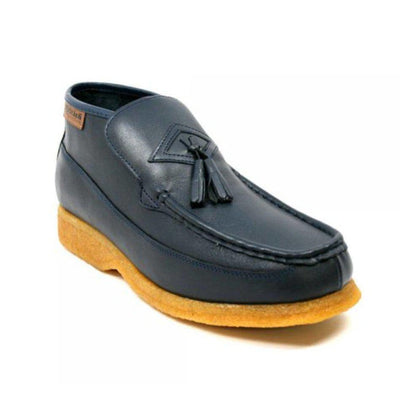 British Walkers Classic Men's Leather and Suede Slip On Crepe Sole Chukka Boots