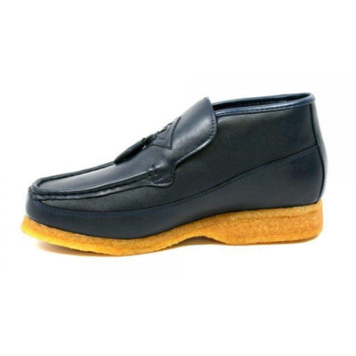 British Walkers Classic Men's Leather and Suede Slip On Crepe Sole Chukka Boots