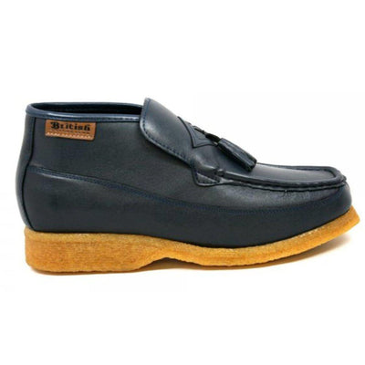 British Walkers Classic Men's Leather and Suede Slip On Crepe Sole Chukka Boots